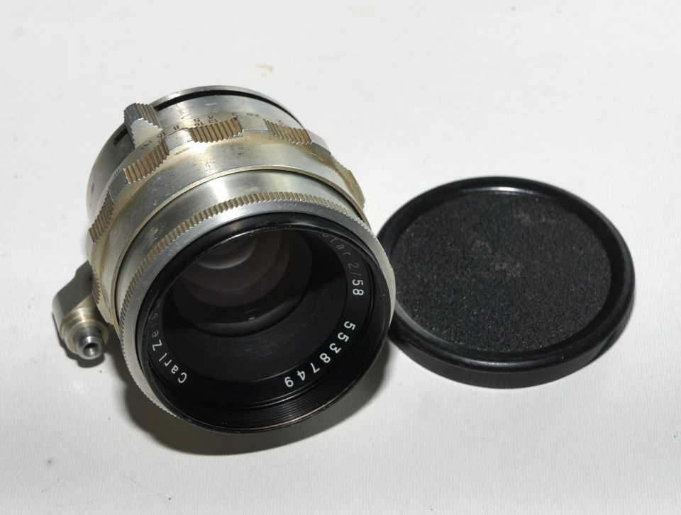EXC Carl Zeiss Jena Biotar 2/58 Exakta mount Rare Spring Version 10 blades - Image 3 of 4