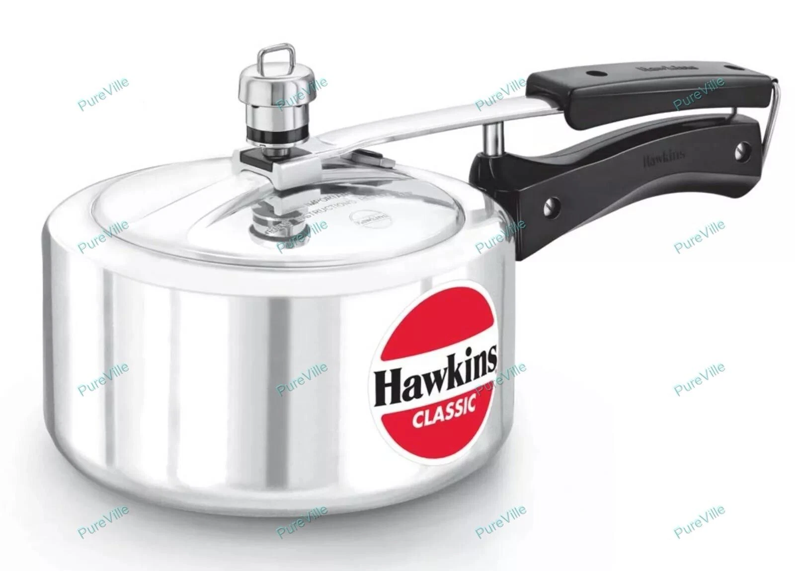 Hawkins New Classic Pressure Cooker 2 Liters Aluminum Silver Color Best Gift