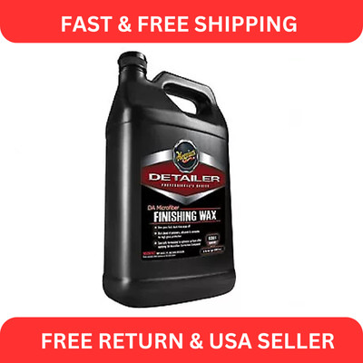 Meguiars D30101 DA Microfiber Correction Finish Wax for Car/Auto Detailing 1 Gal