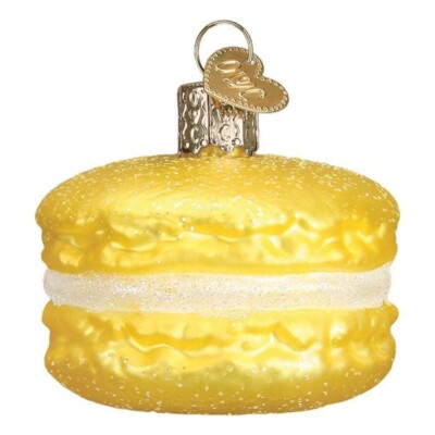 Yellow Macaron Ornament