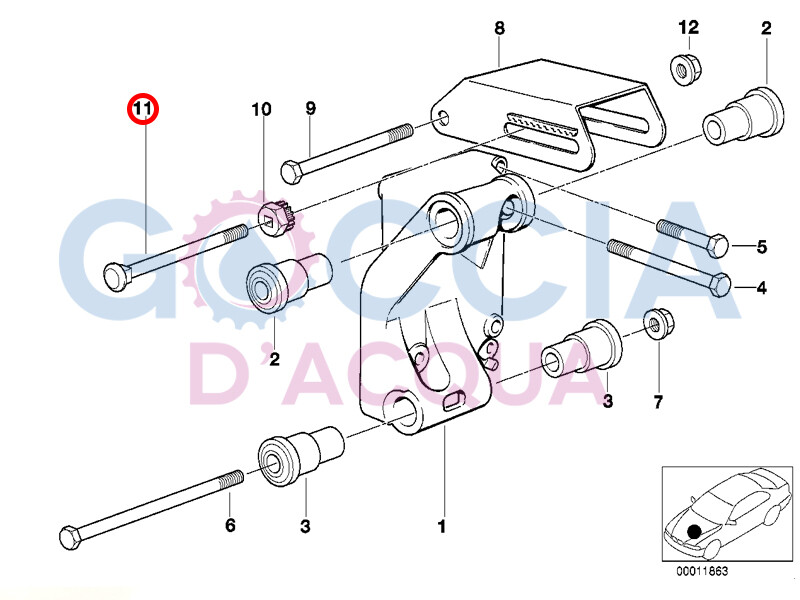 Genuine BMW Saucer-Head Screw Saucer-Head Screw 12311709903 | eBay 