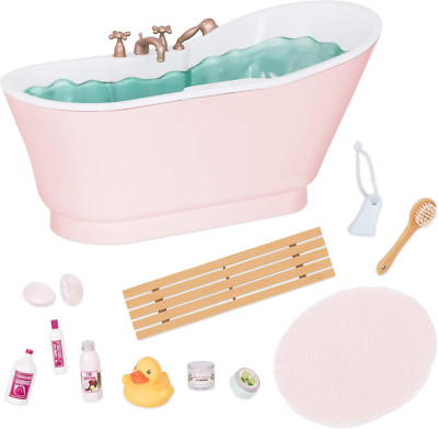 by Battat- Bath & Bubbles Deluxe Set for 18'' Dolls- Toy, Doll & Accessories for 