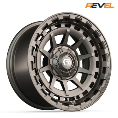 GTW Barricade 14'' Satin Bronze Golf Cart Wheels, 14x7, ET -.25, Set of 4 Rims