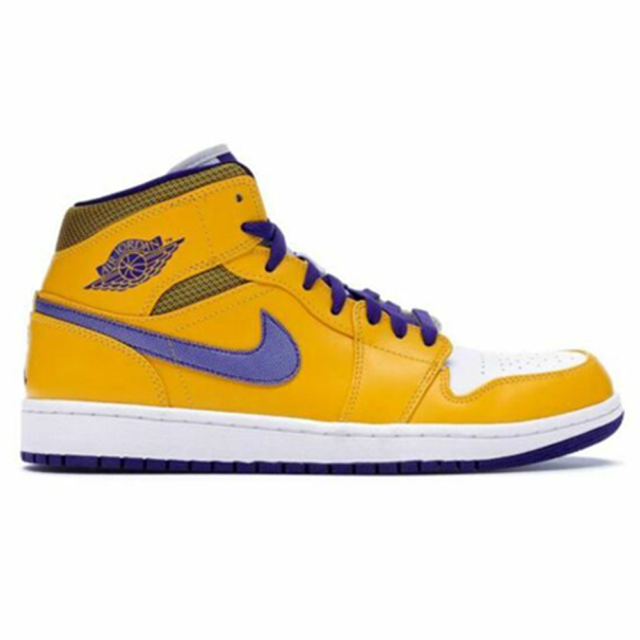 Jordan 1 Mid Lakers for Sale | Authenticity Guaranteed | eBay