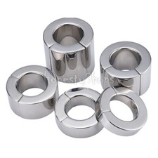 Male Stainless Steel Metal Penis Constraint Loop Gall Bladder Training Lock New