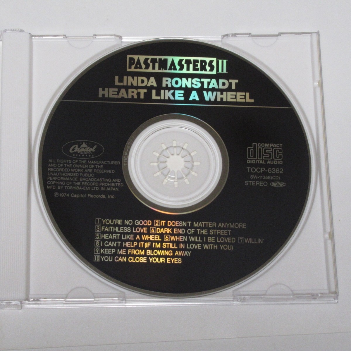 LINDA RONSTADT HEART LIKE A WHEEL JAPAN CD TOCP-6362 w/OBI | eBay