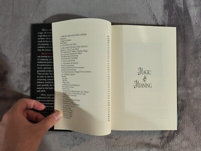 Magic and Meaning by Eugene Burger and Robert Neale -Book Signed
