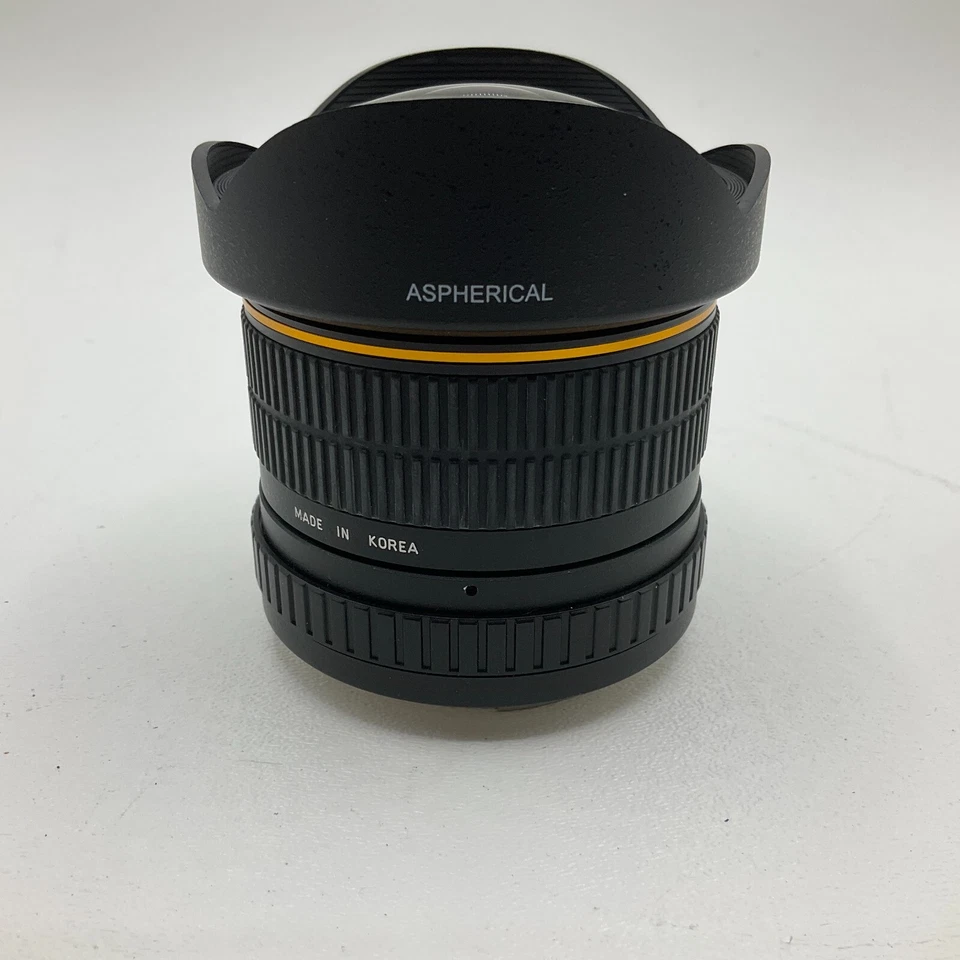 Bower 8mm f/3.5 Fish Eye CS Lens for Canon Tested Working - Image 4 of 4