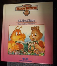 Vintage Teddy Ruxpin All About Bears When is a Bear Not a Bear? 1985 Book Only