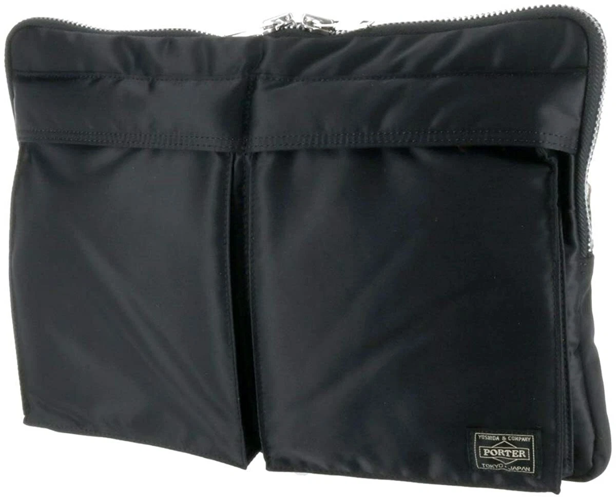 PORTER YOSHIDA TANKER DOCUMENT CASE Bag 622-66500 Black From Japan