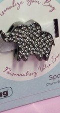 Lug "Elephant" Sparkle Novelty Bag Charm  Rhinestones  New In Package