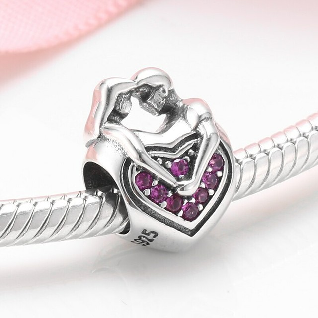 PANDORA Charm Authentic 925 Sterling Silver Loyal couple Bracelet Jewelry eBay