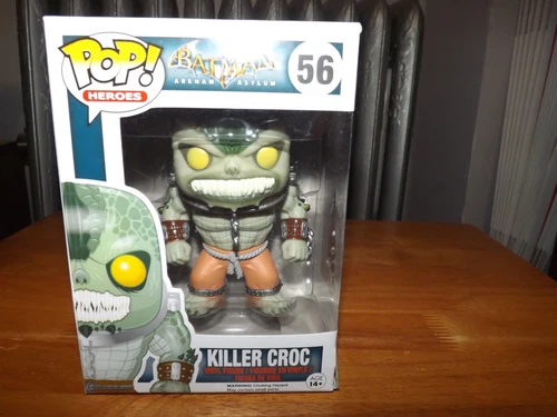 POP! HEROES BATMAN ARKHAM ASYLUM #56 KILLER CROC VINYL FIGURE NIB FUNKO