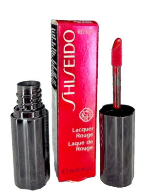Shiseido RD 607 Lacquer Rouge Lip Gloss  0.2 oz/ 6ml  NIB