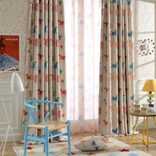 Pair Melodieux Cartoon Pony Room Darkening Blackout Curtain Kids Room - Nursery