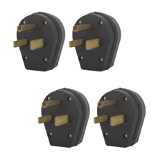 4X MALE 6-30P WELDER DRYER POWER PLUG 50 AMP 208 220 250 VOLT 220v WELDING 6-50P
