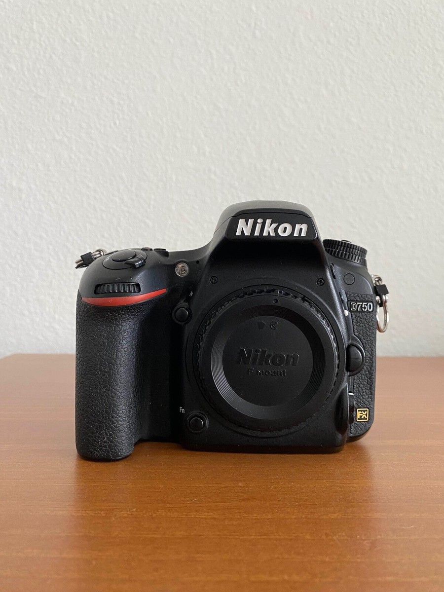 Nikon D750 MP Digital SLR Camera Black (Body Only) LOW SHUTTER  COUNT-60K