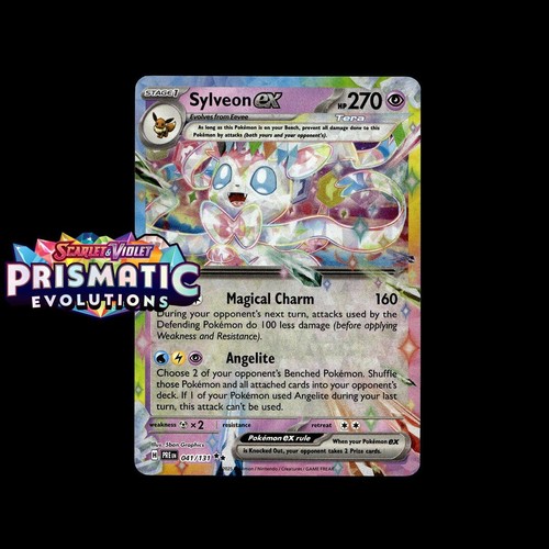 Pokemon Prismatic Evolutions: Choose Your Card! Reverse Holo/Holo EX Full Art NM - Picture 50 of 173