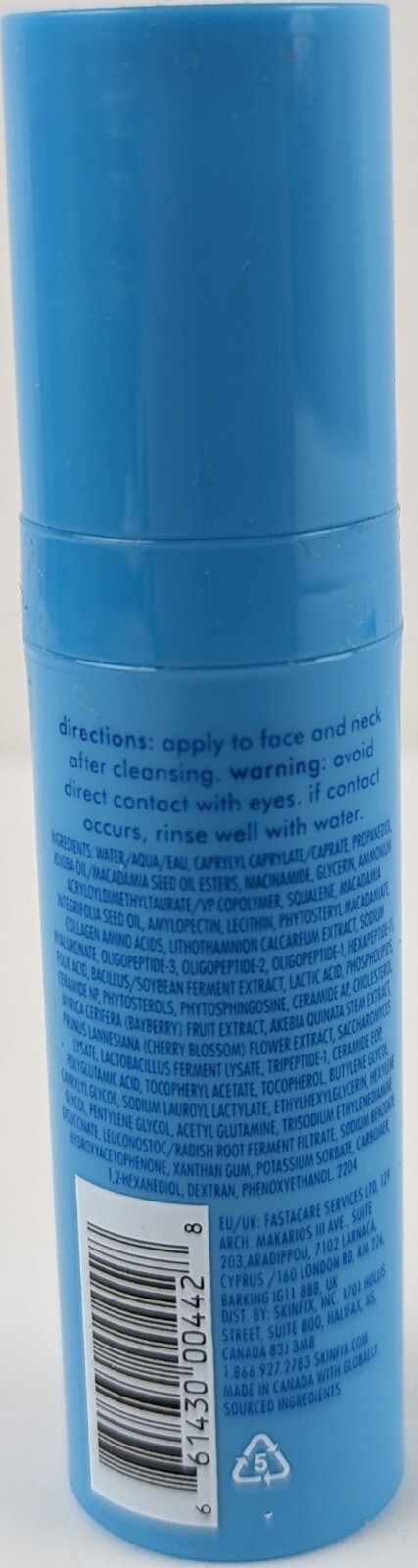 Skinfix Barrier+ Triple Lipid + Collagen Activating Serum 10.5ml Travel Size 