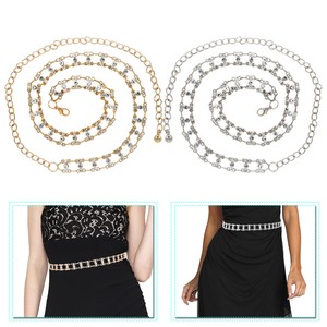 silver chain belts for dresses