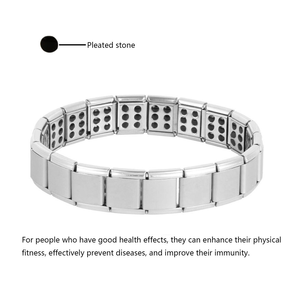 Mens Women Titanium Bracelet Therapy Arthritis Pain Relief Health US eBay