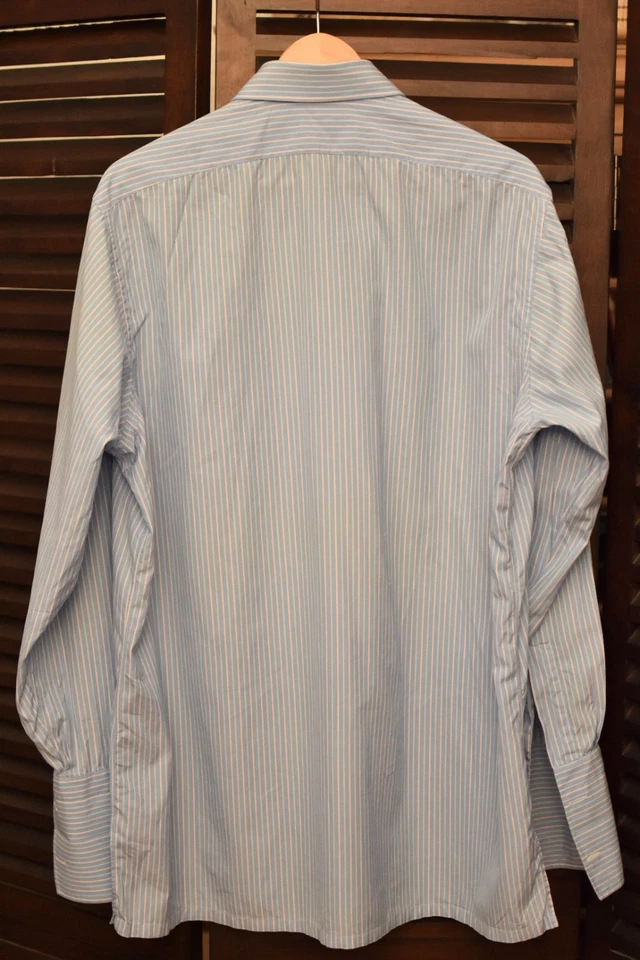Chemise Charvet Place Vendôme - Rayures Bleues, Blanches & Roses - Photo 3/4