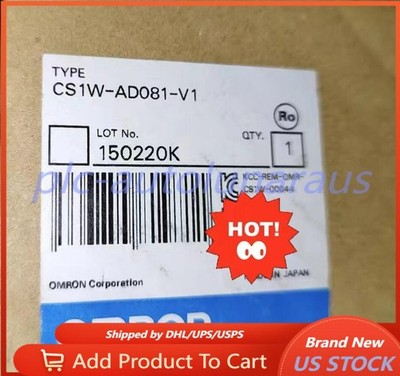 1 pcs Omron Brand New New CS1W-AD081-V1 PLC New IN BOX CS1WAD081V1
