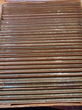 Lot of 30 1.5" x 8" Clear Glass Rectangle Bevel - Perfect for Stained Glass