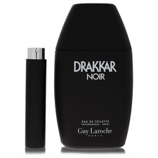 Drakkar Noir by Guy Laroche Travel Spray 0.27 oz for Men Cologne Fragrance