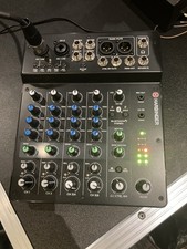 Harbinger LV8 8 Canales Analógico Utilidad Mezclador Bluetooth con 2-25’ Cables de Micrófono PROBADO