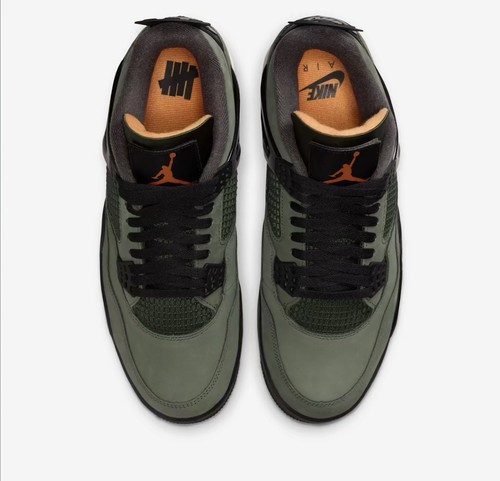 Jordan 4 Retro X Undefeated 2025 Green Size 10.5 DS Confirmed!!!