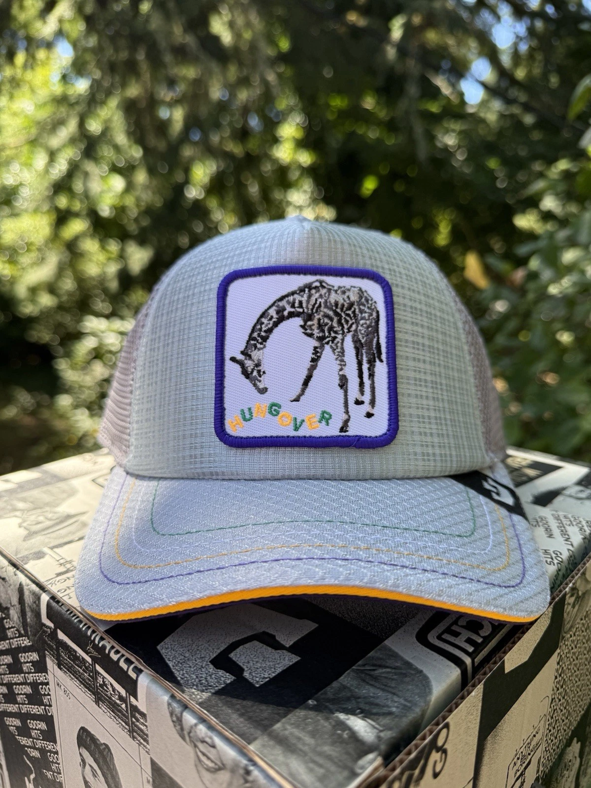 Goorin Friday Drop Limited Trucker HUNGOVER "Slump Lord" Rare Hat Giraffe