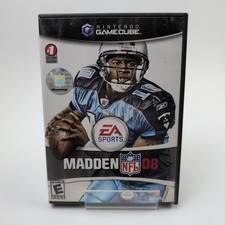 Madden NFL 08 (Nintendo GameCube, 2007) Complete w/ Manual CIB