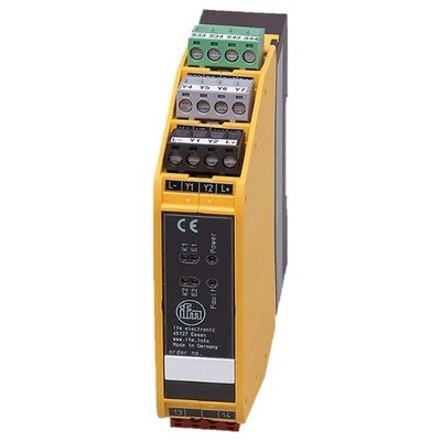 IFM G1501S Safety Relay,In 24VDC,6A @ 250V AC 52RR32