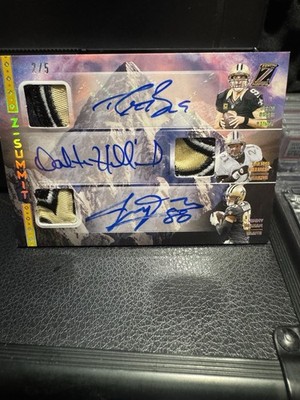 2024 Panini Zenith Z Summit Drew Brees, Dalton Hilliard And Jimmy Graham /5
