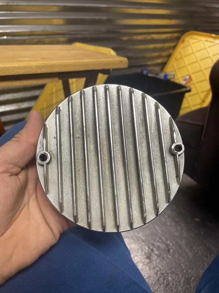 Finned Points Right Engine Cover 1969-1978 Honda CB750 - Image 2 of 4