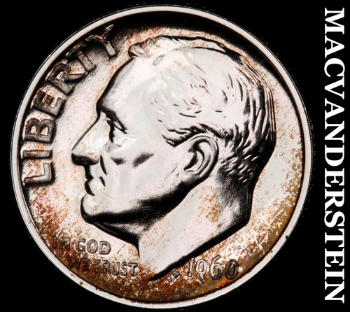 1960 Roosevelt Dime- Silver- Choice Gem Proof Luster No Reserve #i9576