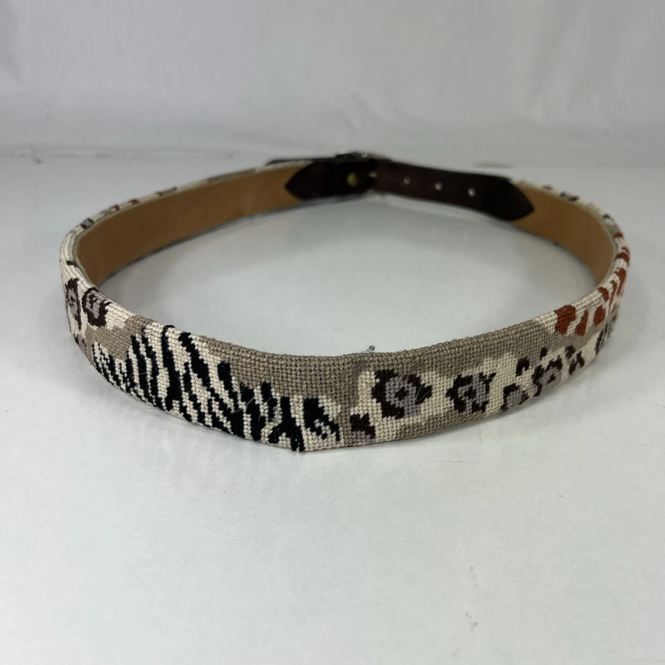 Cinturón punta aguja jirafa y cebra - talla 33 Foto 4 de 4