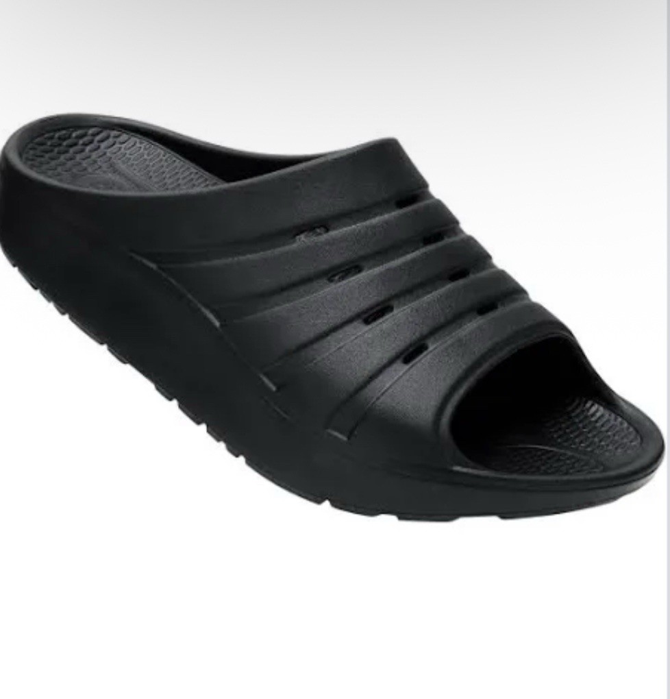 HOKA ONE ONE ORA RECOVERY SLIDE BLACK COMFORT SANDALS WOMENS US 7/UK 5.5