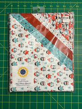 Sassy Sunflower Half Pack Quilt Kit - 5 Half Yard Cuts -Merry Pengiuns Christmas