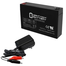 Mighty Max 6V 7Ah Replacement Battery for Toyo 3FM7.2, 3FM34  6V Charger