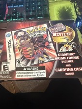 Pokemon Platinum Version Big Box Walmart Bonus Bundle Version w/Figure Works