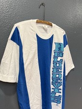 Vintag 90  s University Of Duke Blue Devils Men  s Tee Shirt Size Large Blue