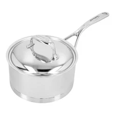 Demeyere Atlantis 2.25 qt Sauce Pan Lid, 18/10 Stainless Steel, Made in Belgium