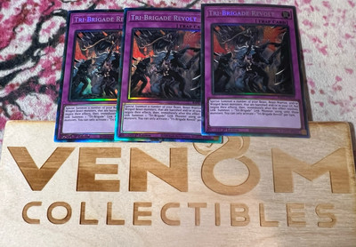 3x (M/NM) *EURO* Tri-Brigade Revolt RA01-EN079 Collector Rare 1st Edition YuGiOh