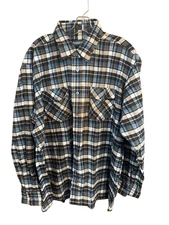 Strawbridge & Clothier   Men’s Cotton Lightweight flannel Shirt Sz XL NWOT