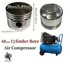 Pistone in lega di alluminio da 48 mm per compressore d'aria