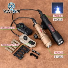 Tactical M300A/M600C Weaopon Flashlight Hunting Mount Light With AXON Switch Set