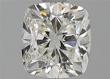 1 CT Cert. GIA Cushion Cut Natural Mined Diamond Loose J color SI1 clarity 3660.00 per carat