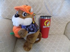 Buc-ees 20oz Red Yukon Travel Coffee Mug Stainless Steel Beaver Tumbler & Bonus